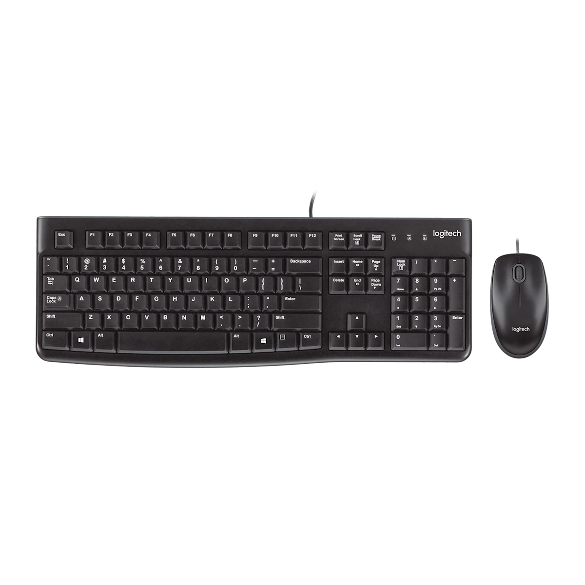 Logitech MK120 wired keyboard and mouse combo