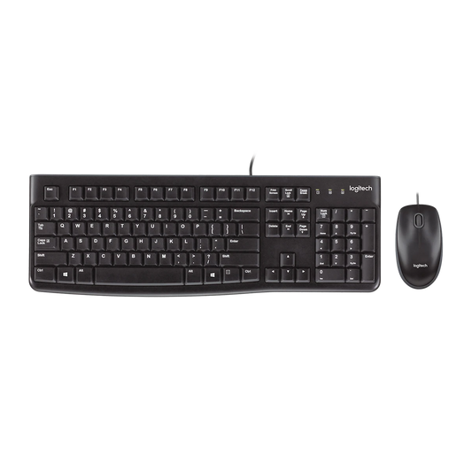 Logitech MK120 wired keyboard and mouse combo