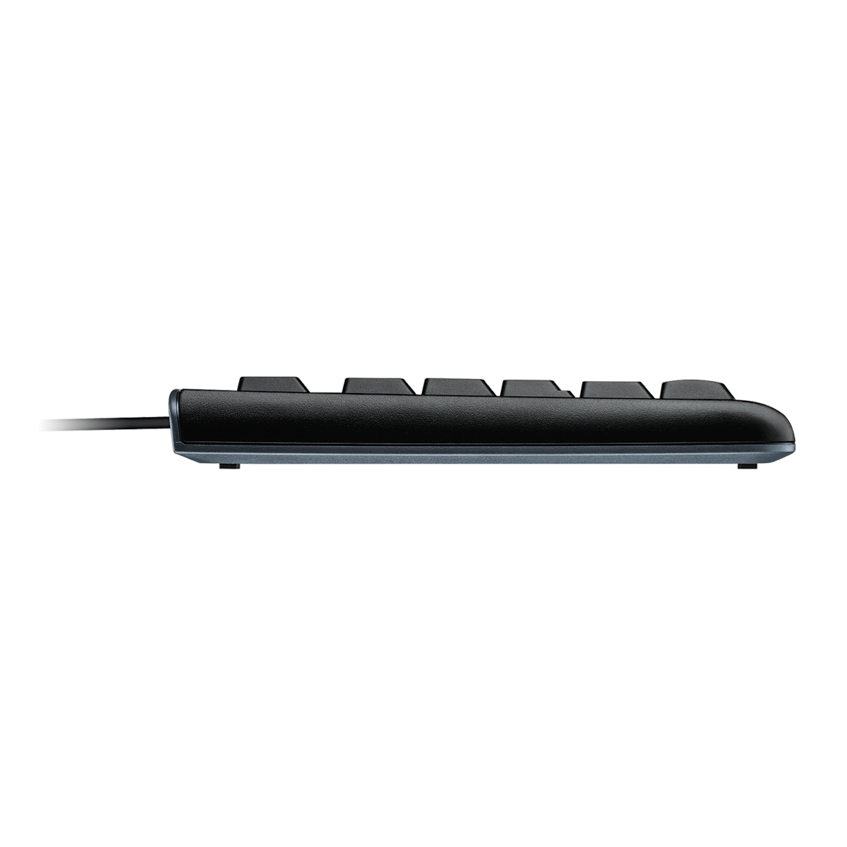 Logitech MK120 keyboard, side profile