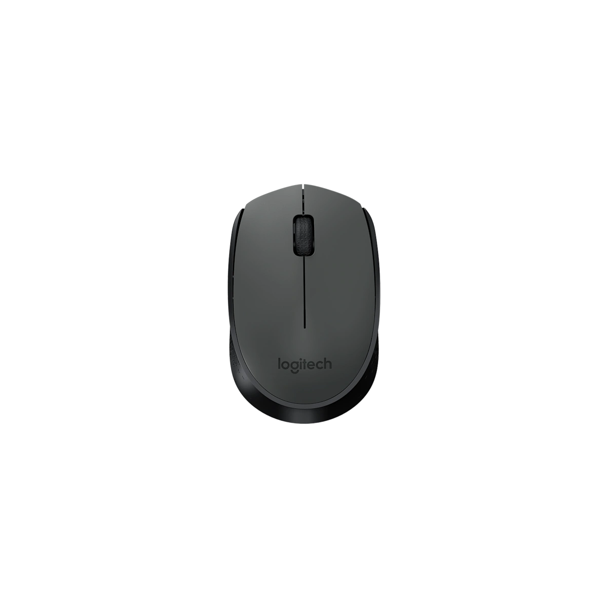 Logitech MK235 wireless mouse, top view