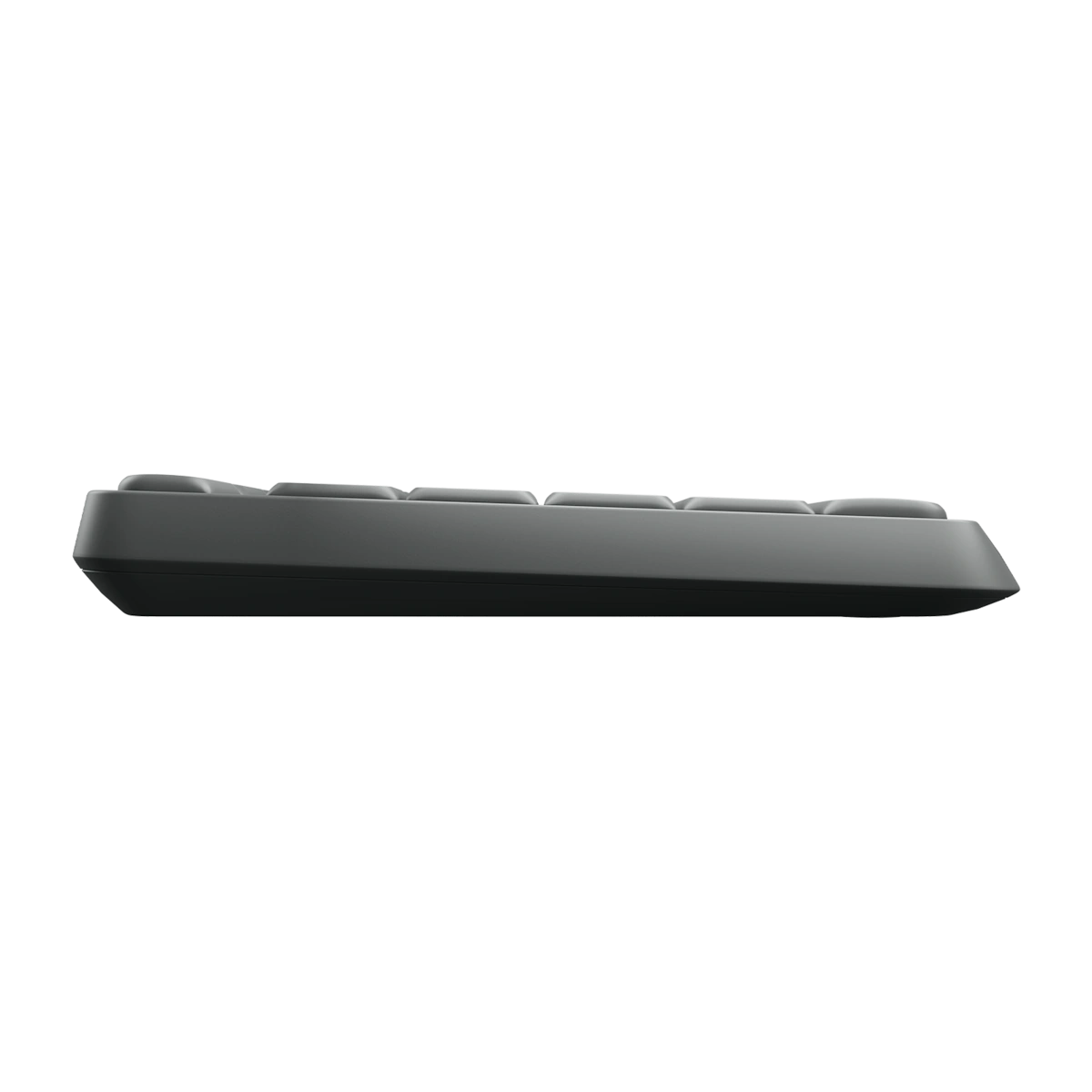 Logitech MK235 keyboard, side profile