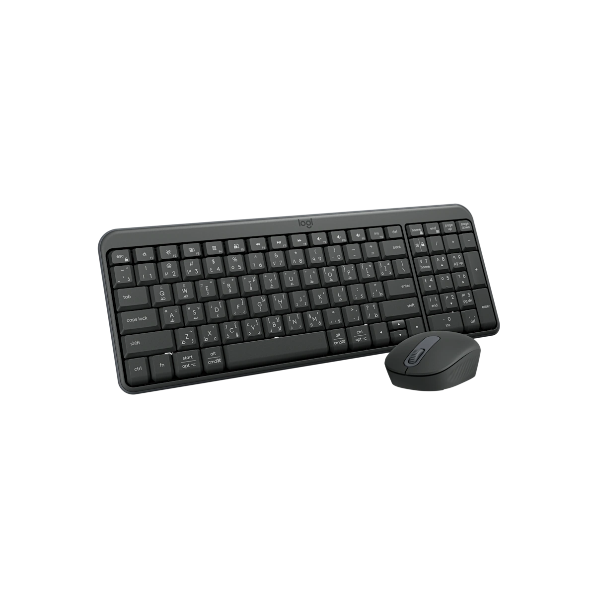 Logitech MK250 keyboard underside