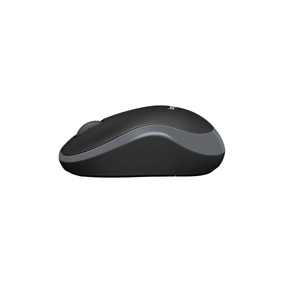 Logitech MK270 wireless mouse, side view