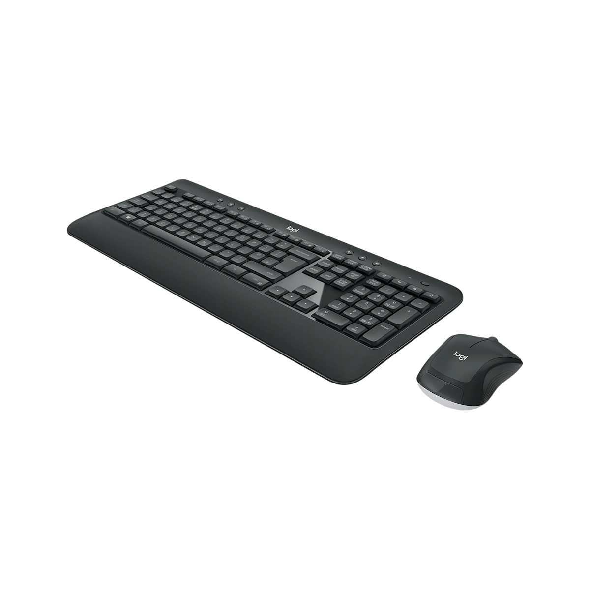 Logitech MK540 keyboard and mouse, angled view