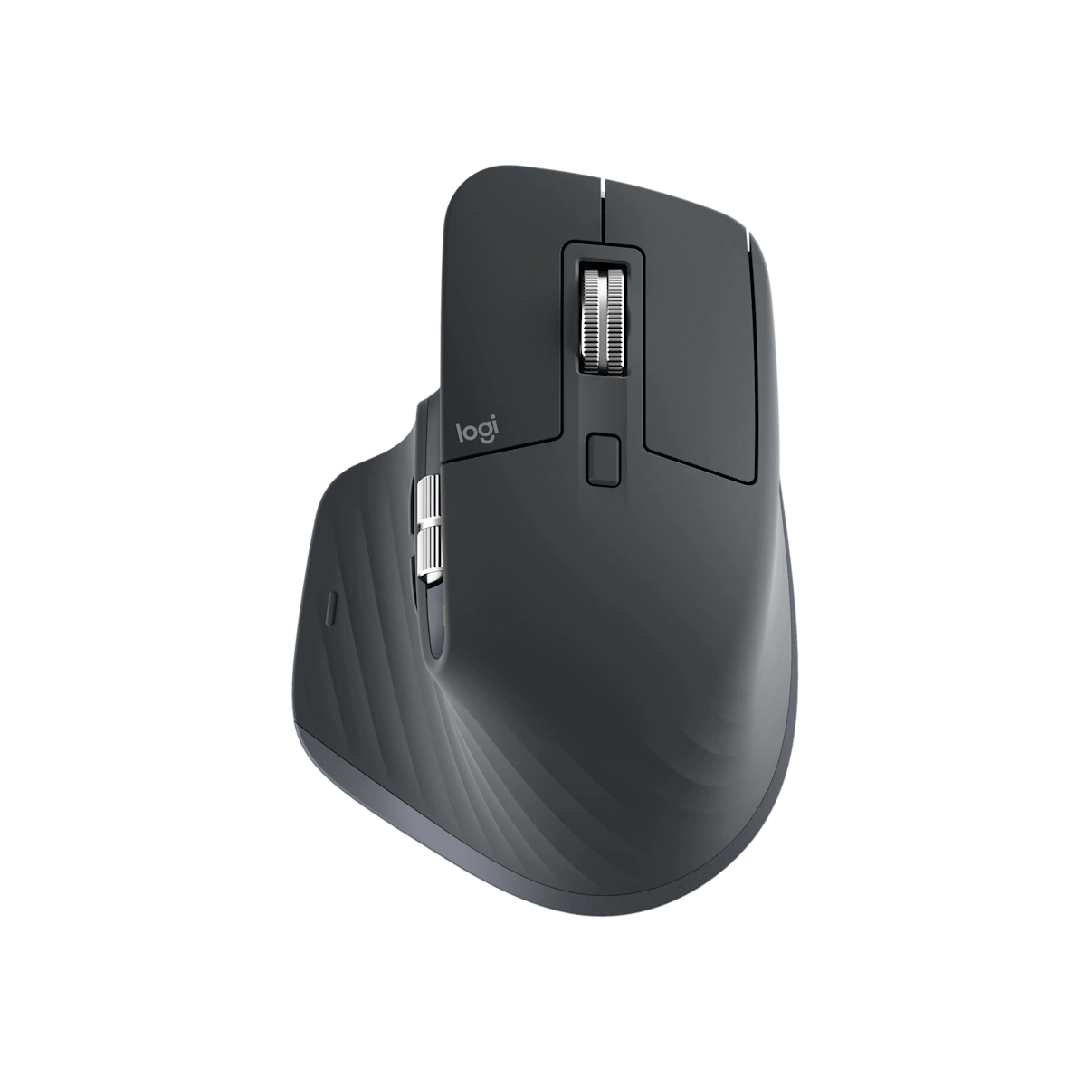 Logitech MX Master 3S wireless mouse, graphite, top view
