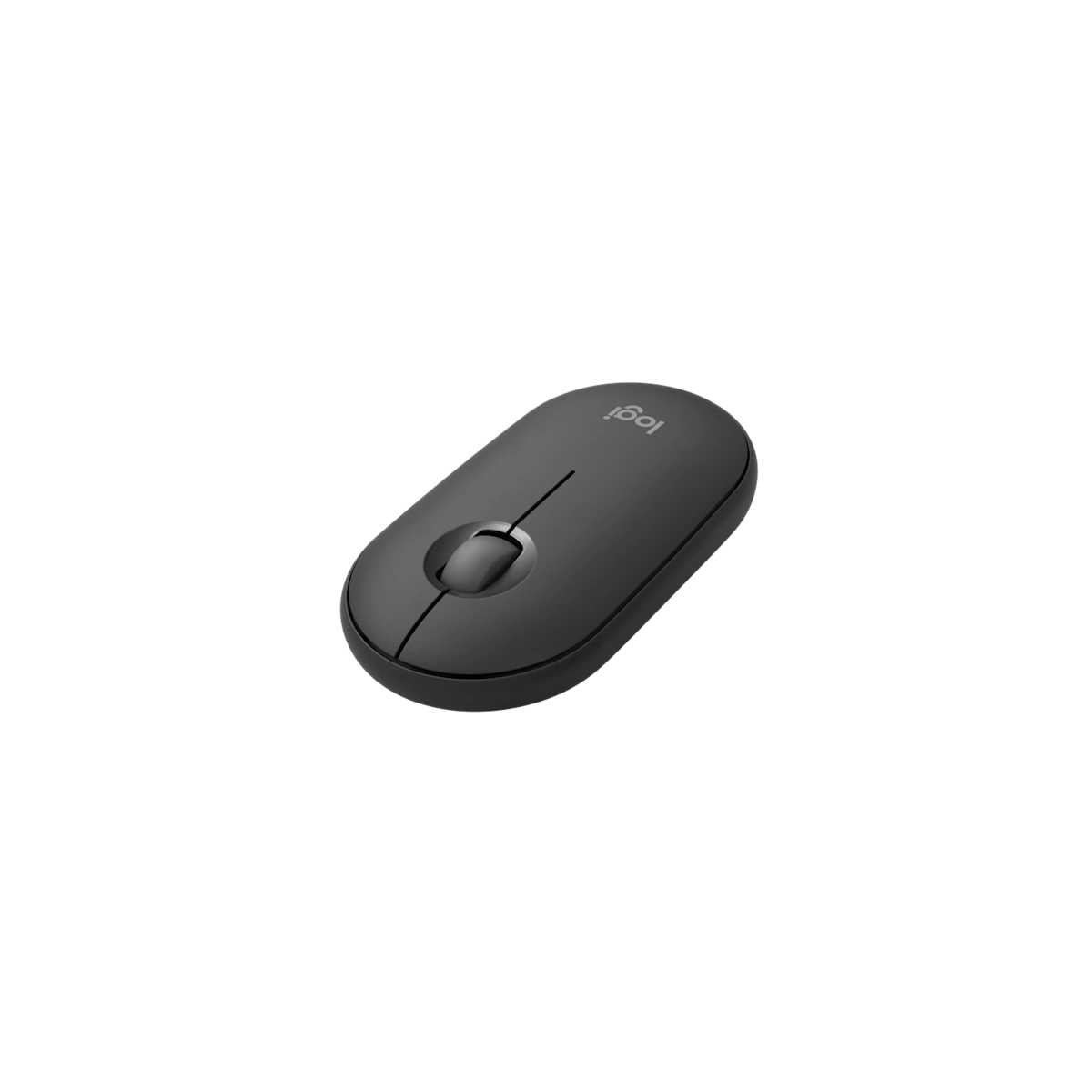 Logitech Pebble Mouse 2 for Mac, side view