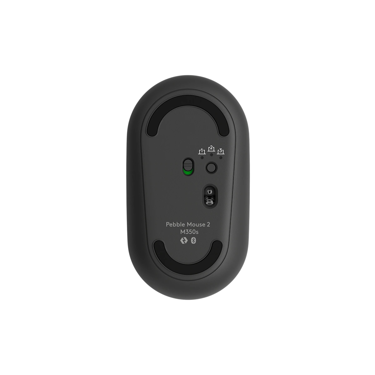 Logitech Pebble Mouse 2 M350s underside