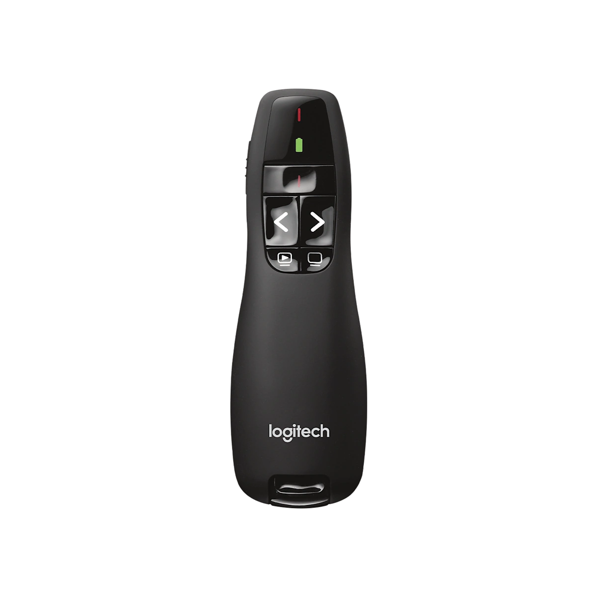 Logitech R400 wireless presenter, front view
