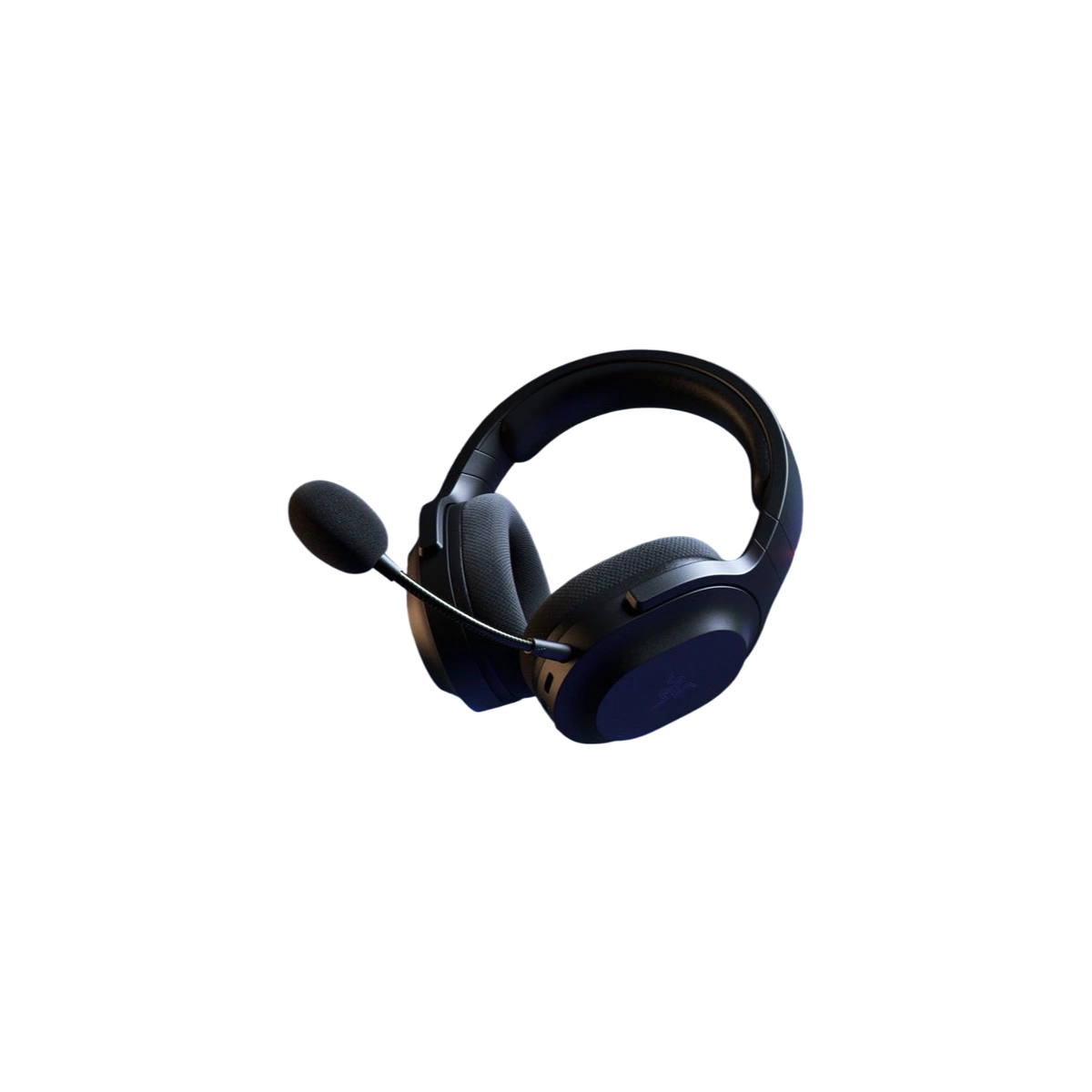 Razer Barracuda X wireless headset in black with detachable mic, angled view