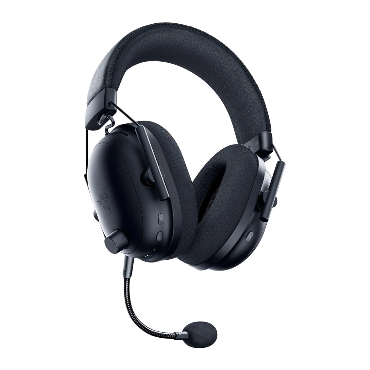 Razer BlackShark V2 Pro (Black), angled view