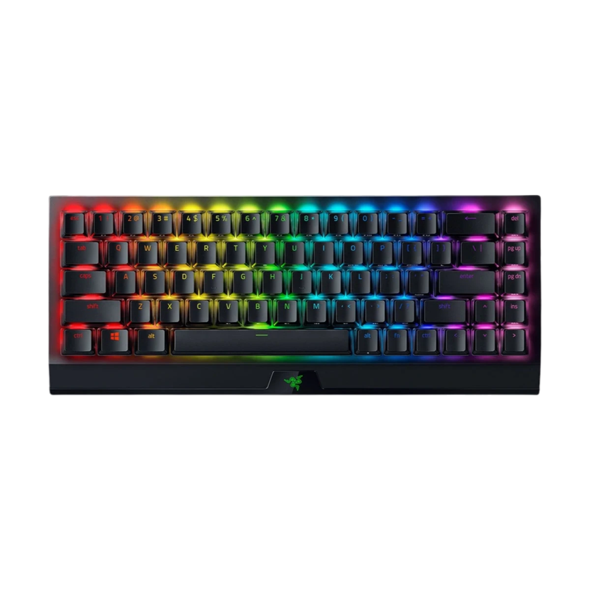 Razer BlackWidow V3 Mini HyperSpeed Phantom Edition with RGB lighting
