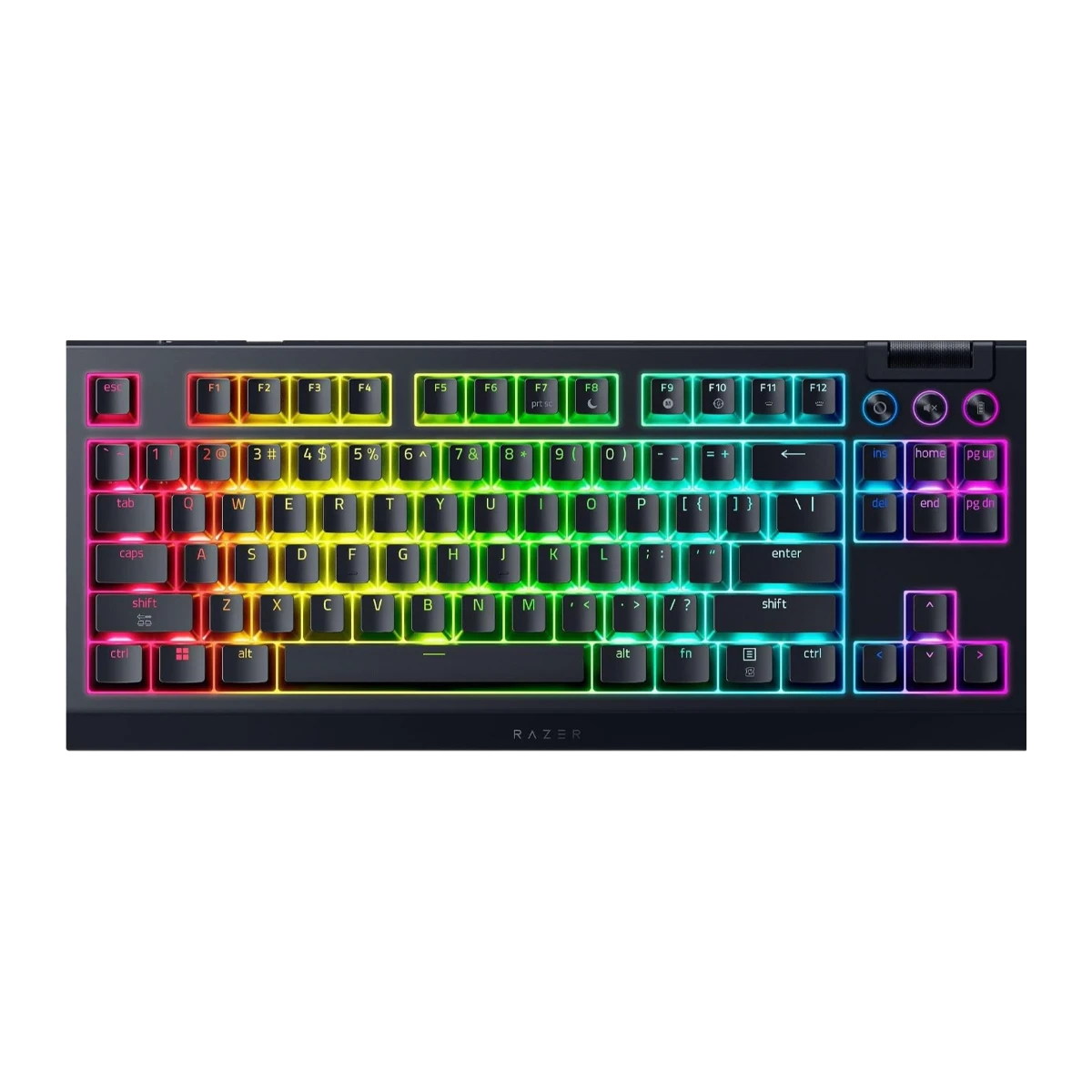 Razer BlackWidow V4 Tenkeyless HyperSpeed wireless keyboard