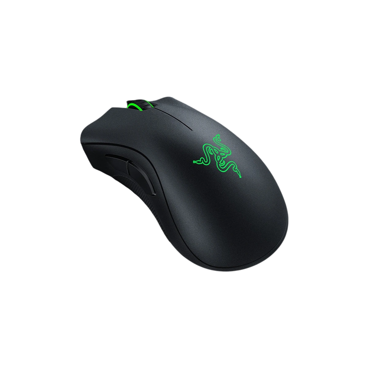 Razer DeathAdder Essential black, angled view