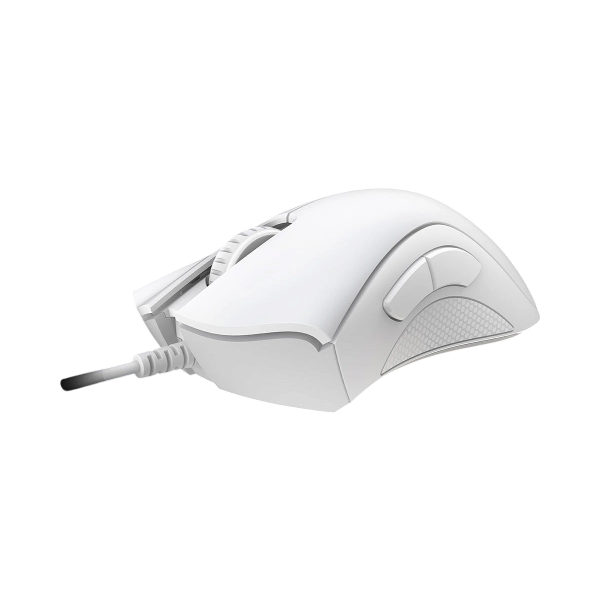 Razer DeathAdder Essential white, side view