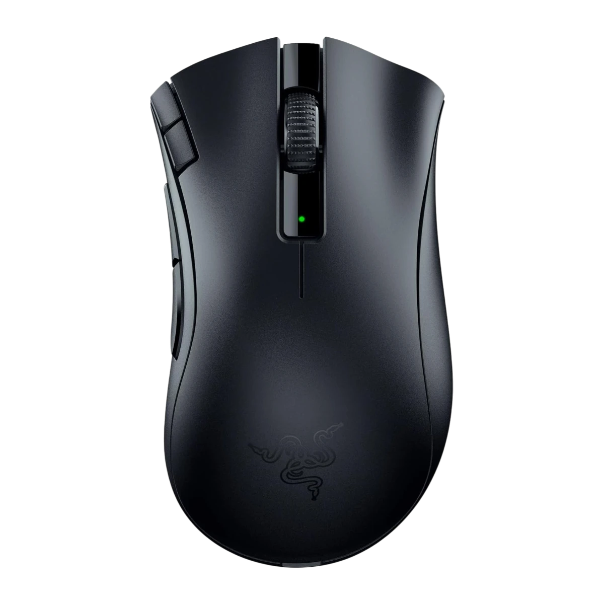 Razer DeathAdder V2 X HyperSpeed wireless gaming mouse, top view