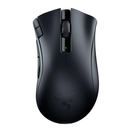 Razer DeathAdder V2 X HyperSpeed wireless gaming mouse, top view