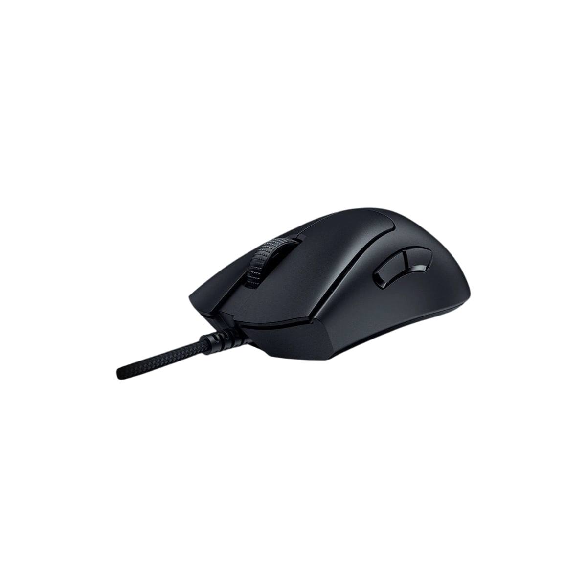 Razer DeathAdder V3 with Speedflex cable, angled view