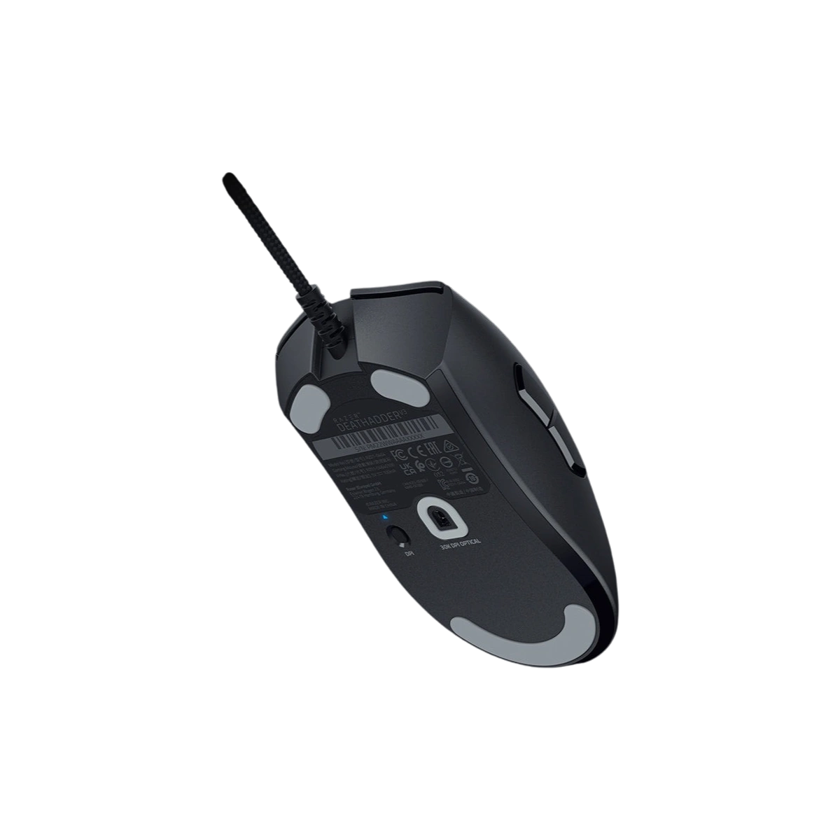 Razer DeathAdder V3, underside view