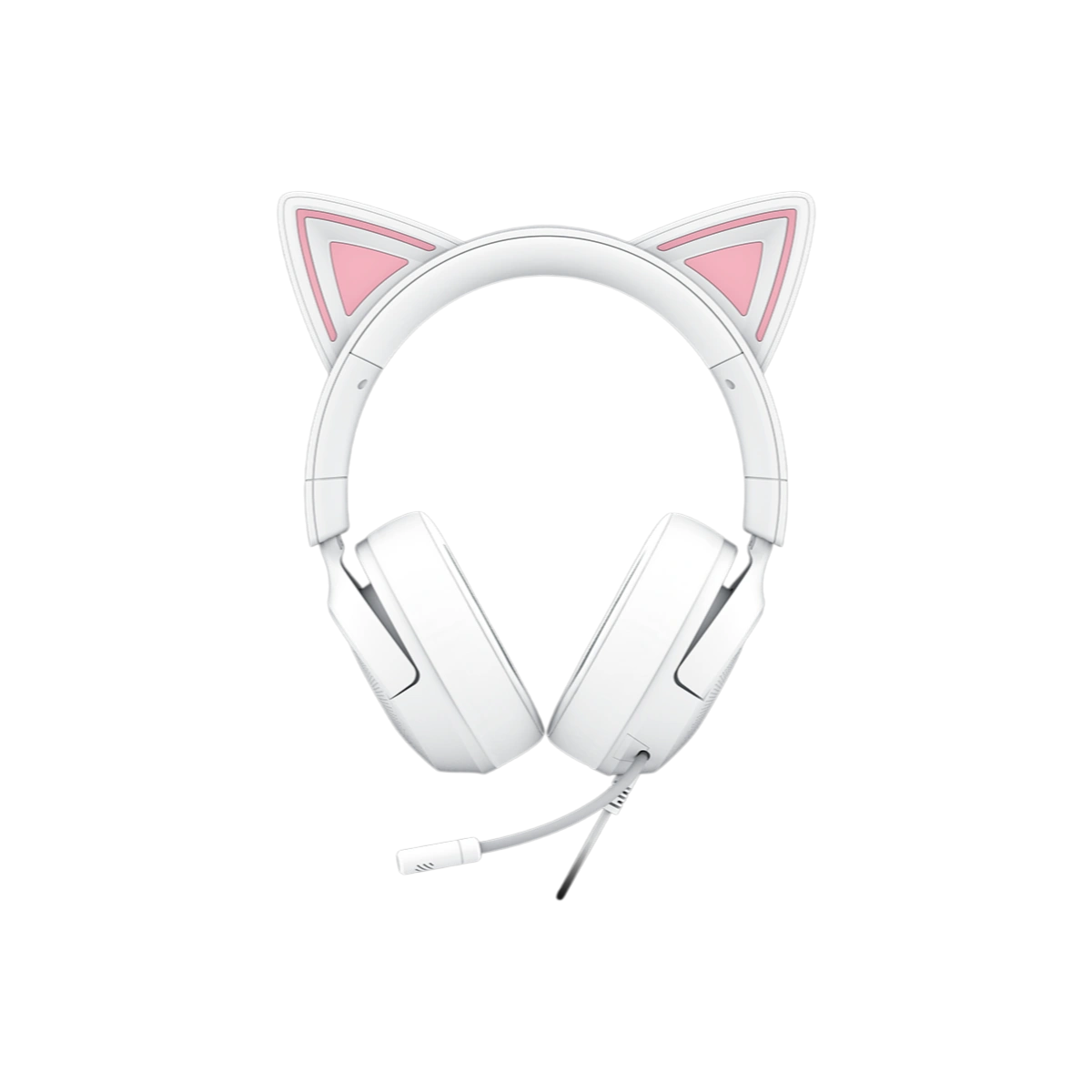 Razer Kraken Kitty V3 X white, front view