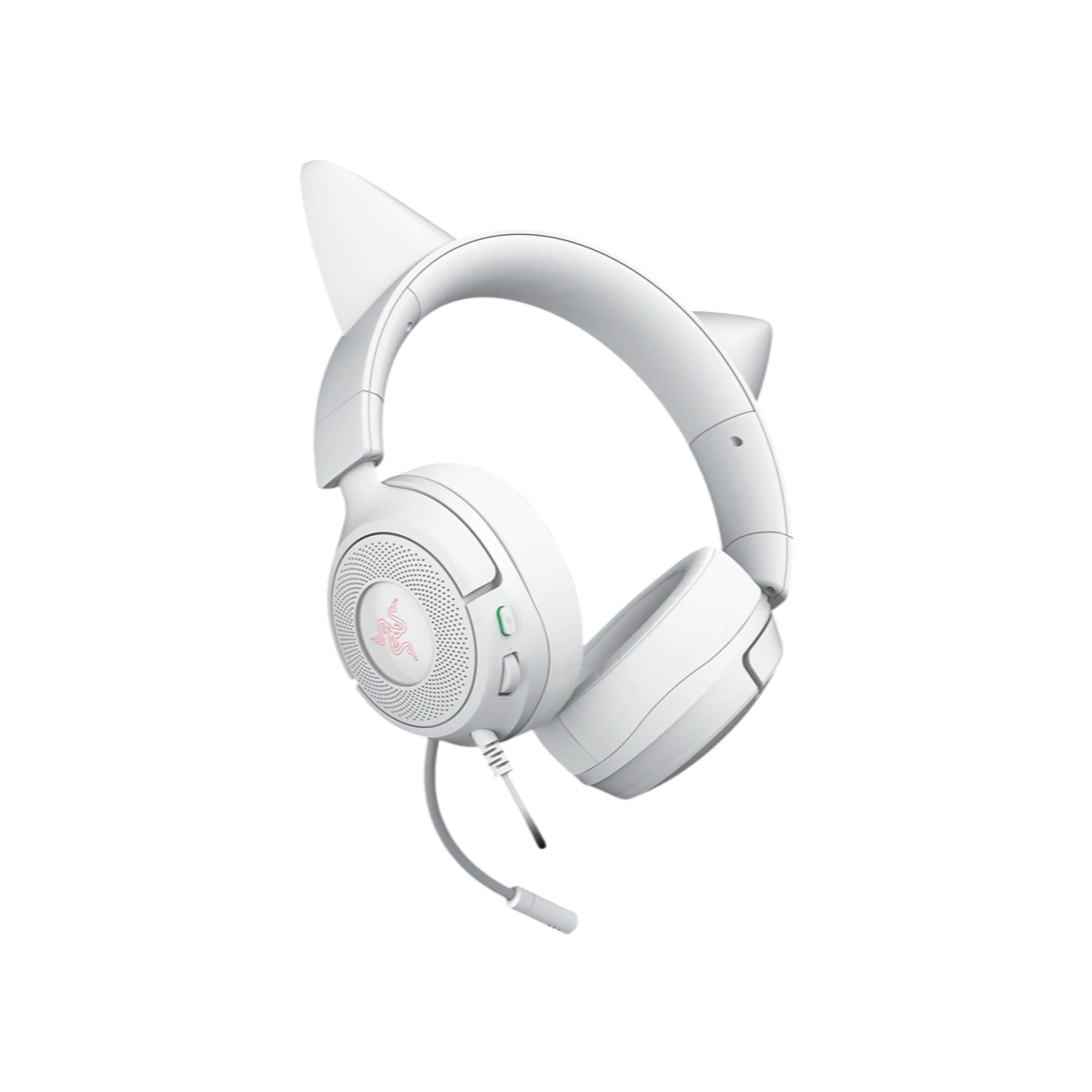 Razer Kraken Kitty V3 X white, rear view