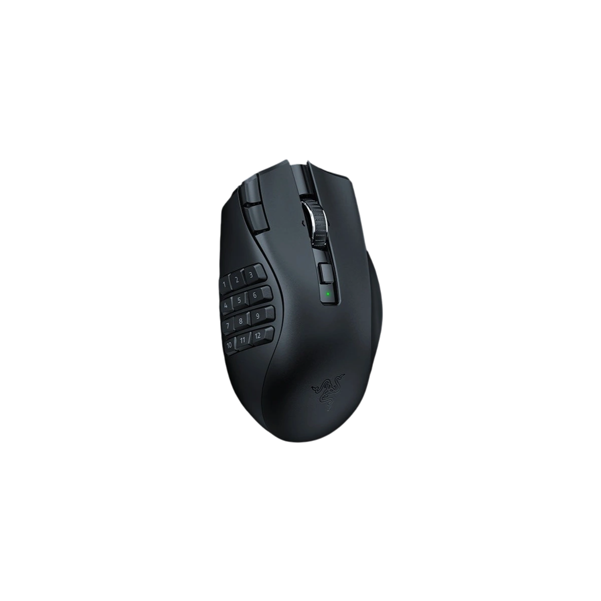 Razer Naga V2 HyperSpeed wireless MMO mouse, top view
