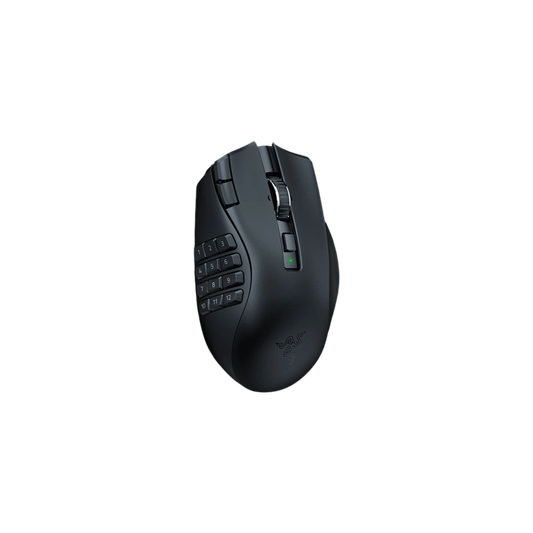 Razer Naga V2 HyperSpeed wireless MMO mouse, top view