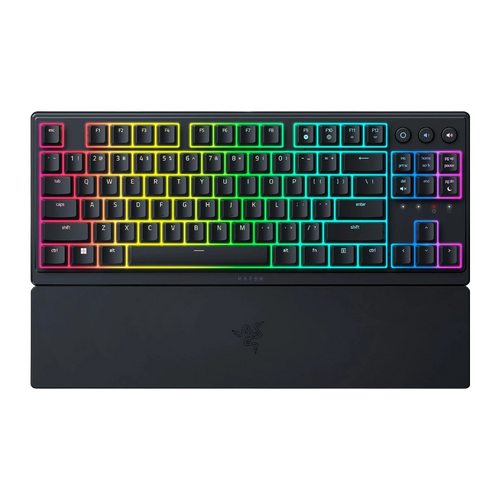 Razer Ornata V3 Tenkeyless low-profile keyboard with wrist rest