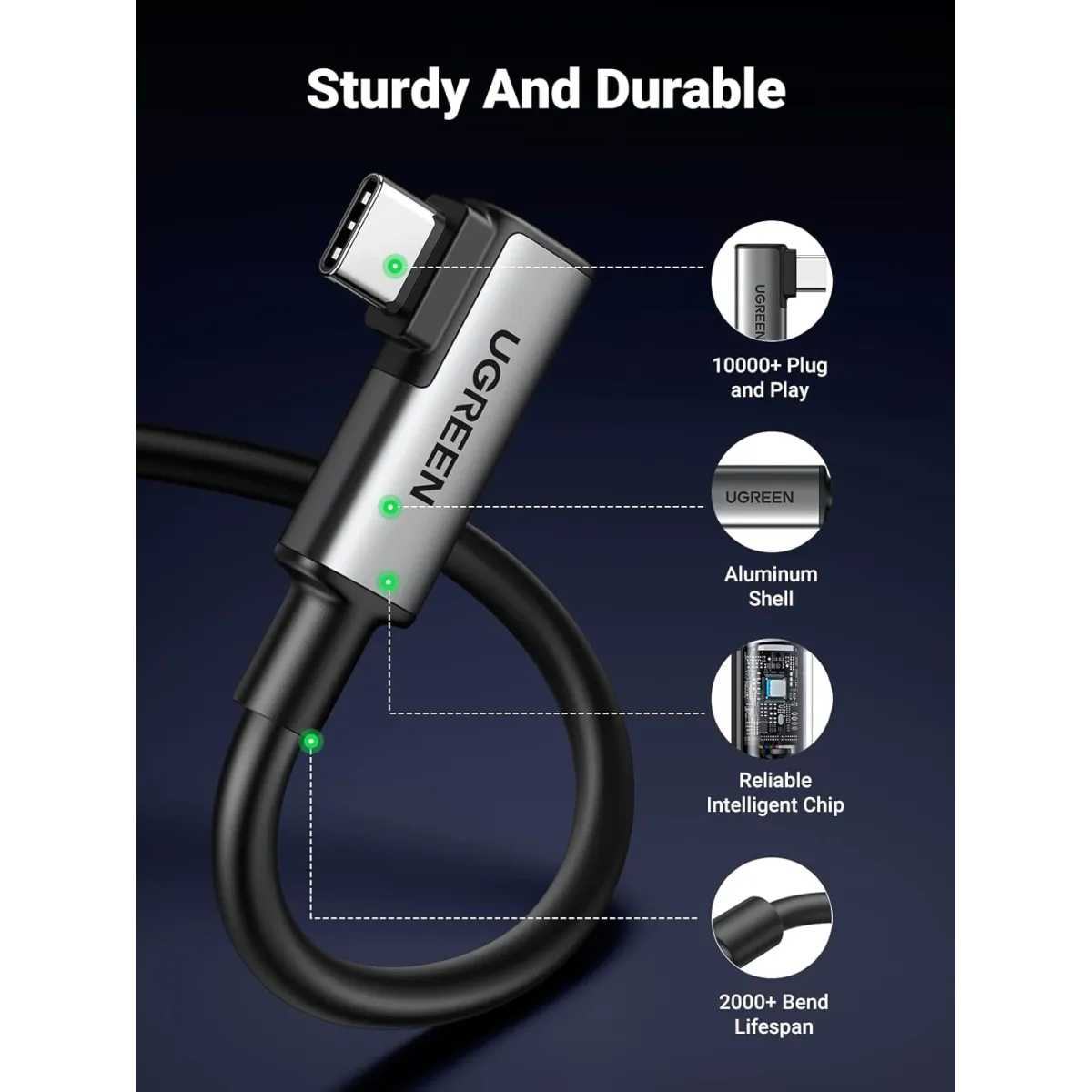 UGreen USB-C to USB-C VR Link Cable 5m