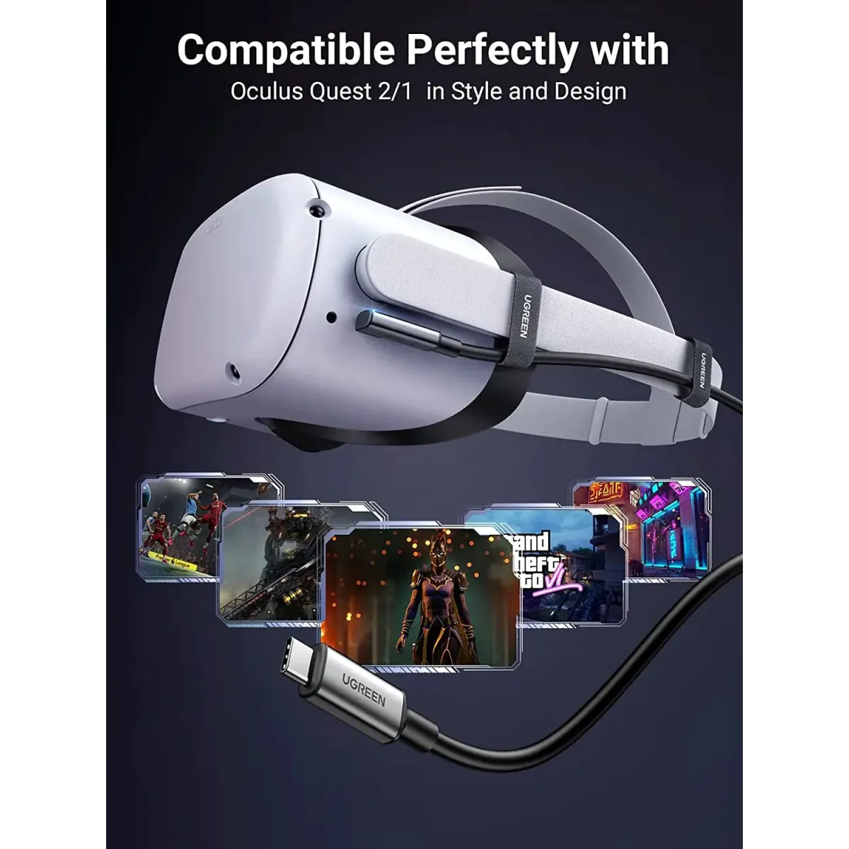 UGreen USB-C to USB-C VR Link Cable 5m