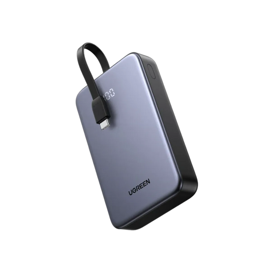 UGreen 20000mAh 22.5W Power Bank with Built-in USB-C Cable