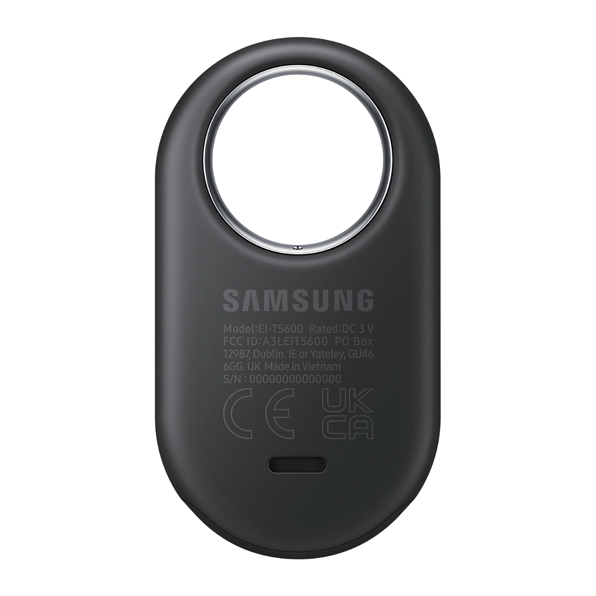 Samsung Galaxy SmartTag2 in Black, back