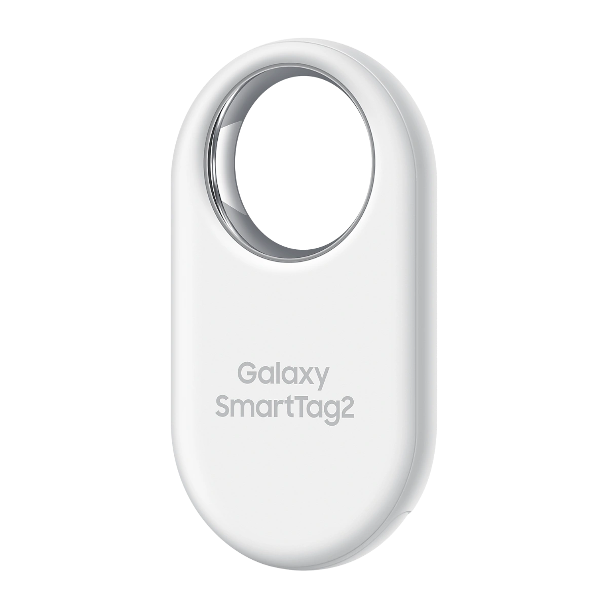 Samsung Galaxy SmartTag2 in White, front angle