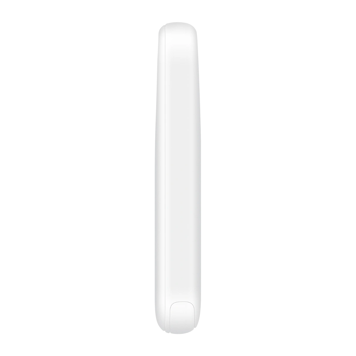 Samsung Galaxy SmartTag2 in White, side profile