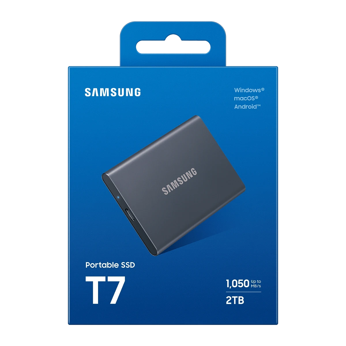 Samsung Portable SSD T7 2TB retail box
