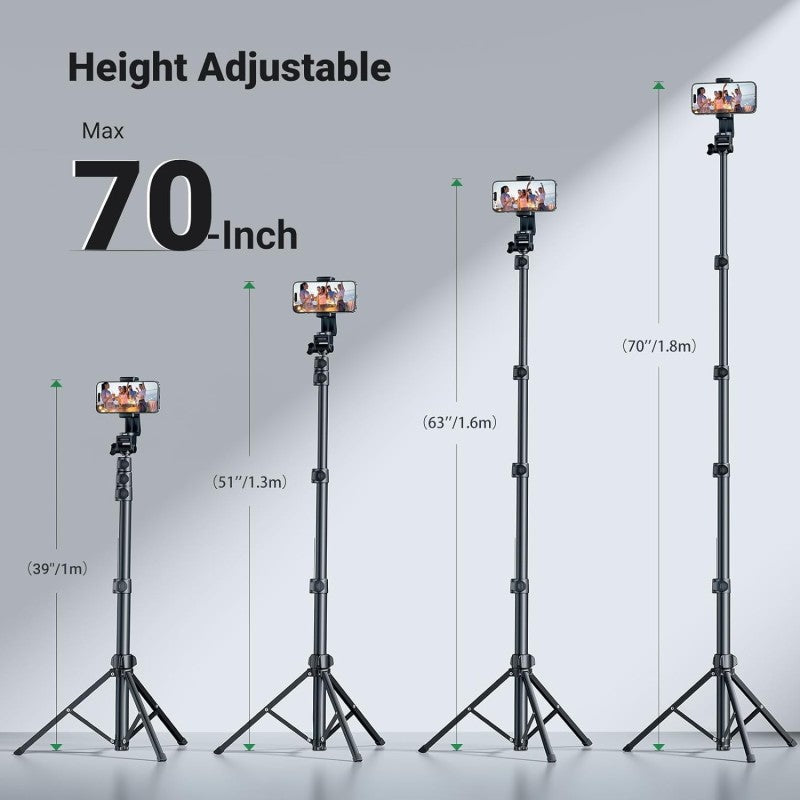 UGreen LP680 Selfie Stick with Tripod Stand & Bluetooth Remote