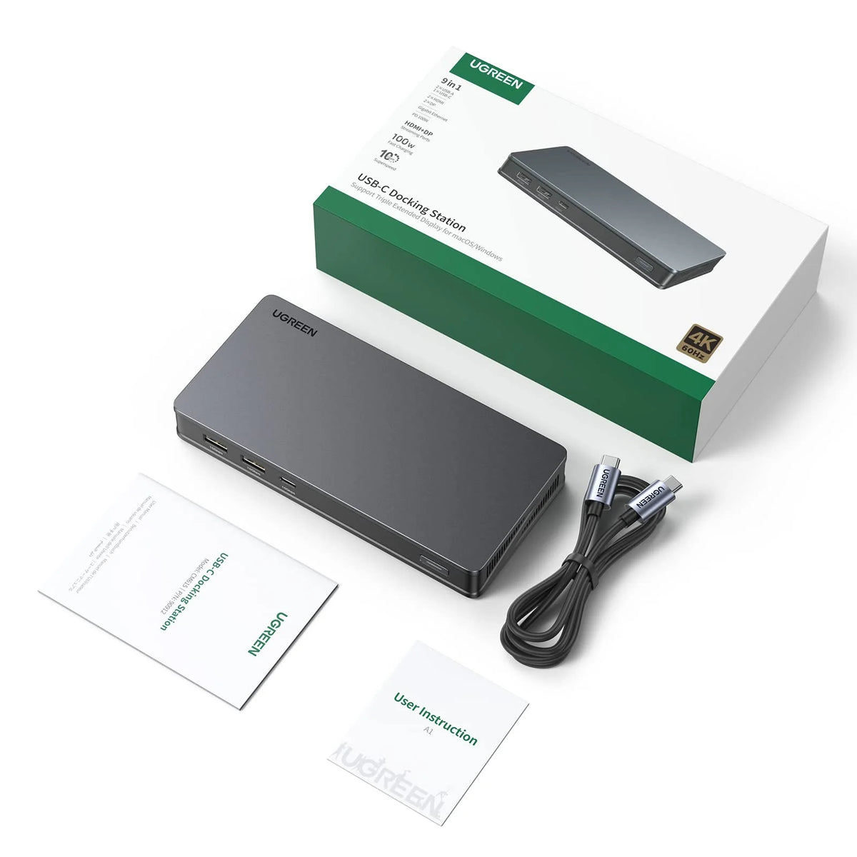 UGreen 90912 Revodok Pro 9-in-1 4K Docking Station