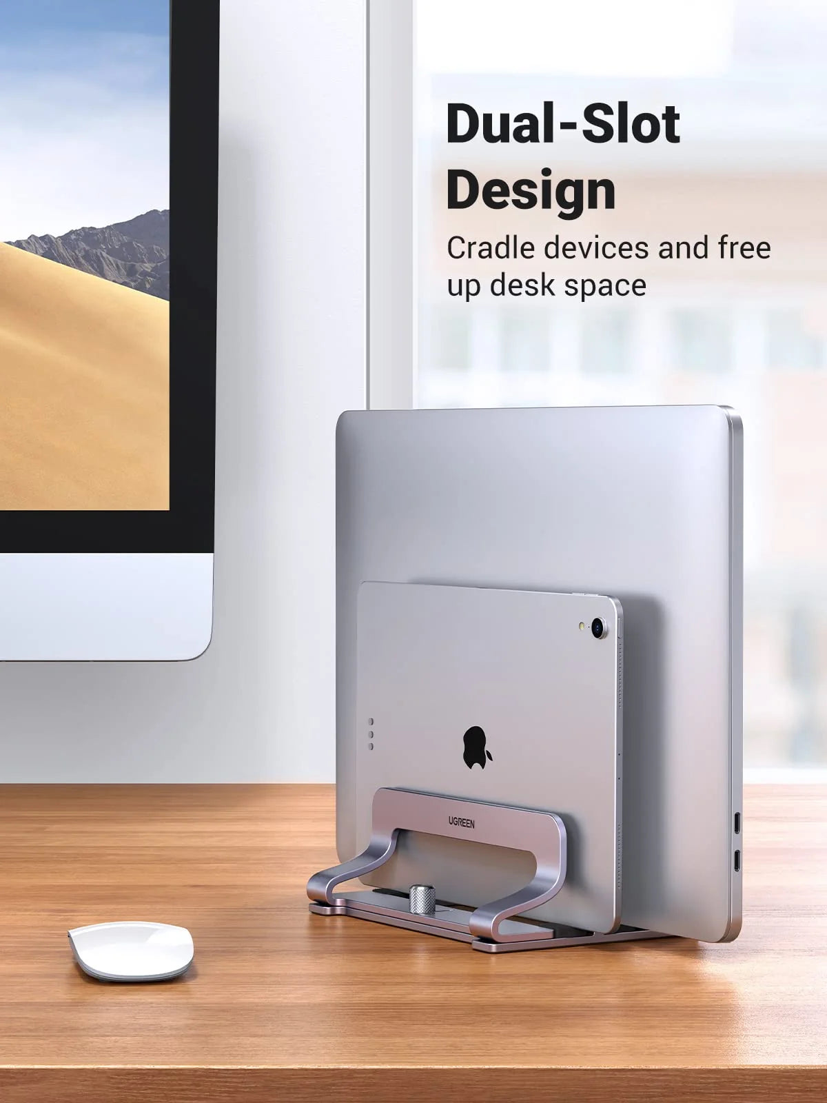 UGreen Adjustable Vertical Laptop Stand