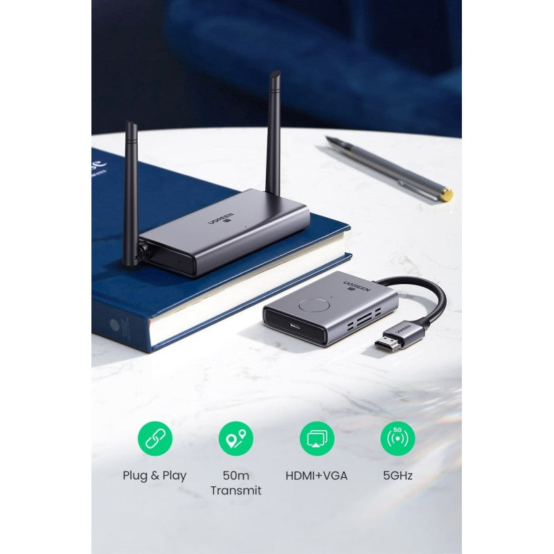 UGreen 50633A Wireless HDMI Extender 1080p 50m